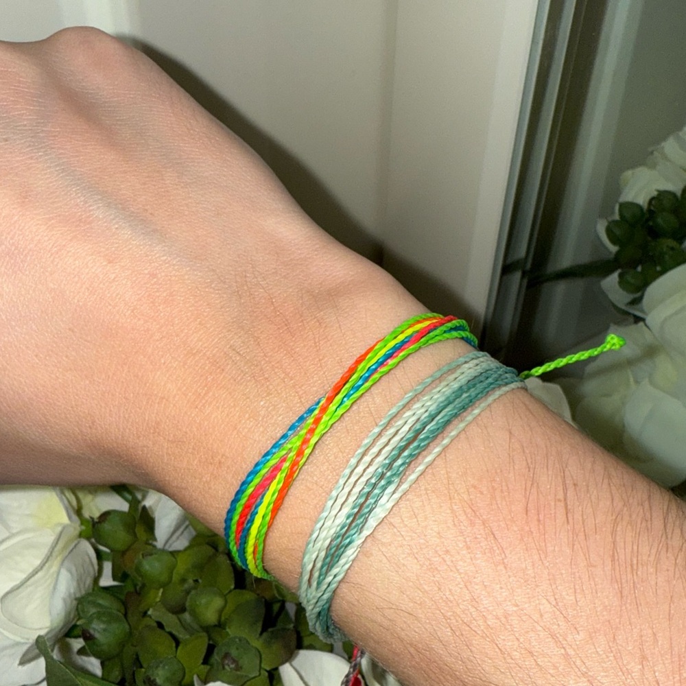 Pura Vida Multicolor String Bracelets Bundle of 12